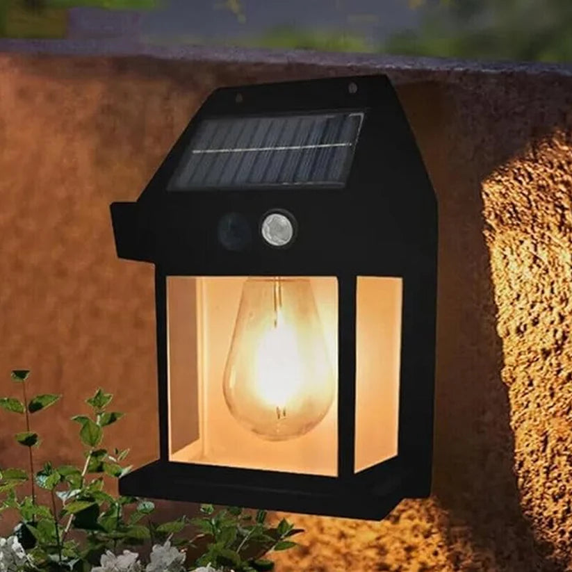 Aesthetic Outdoor Solar Lamp (Black)